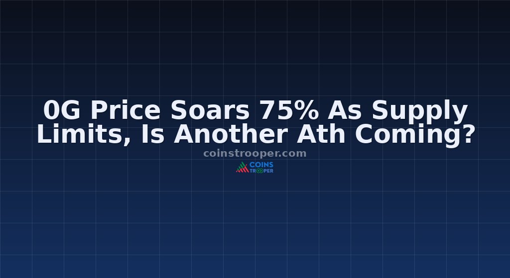 0G Price Soars 75% As Supply Limits, Is Another Ath Coming?