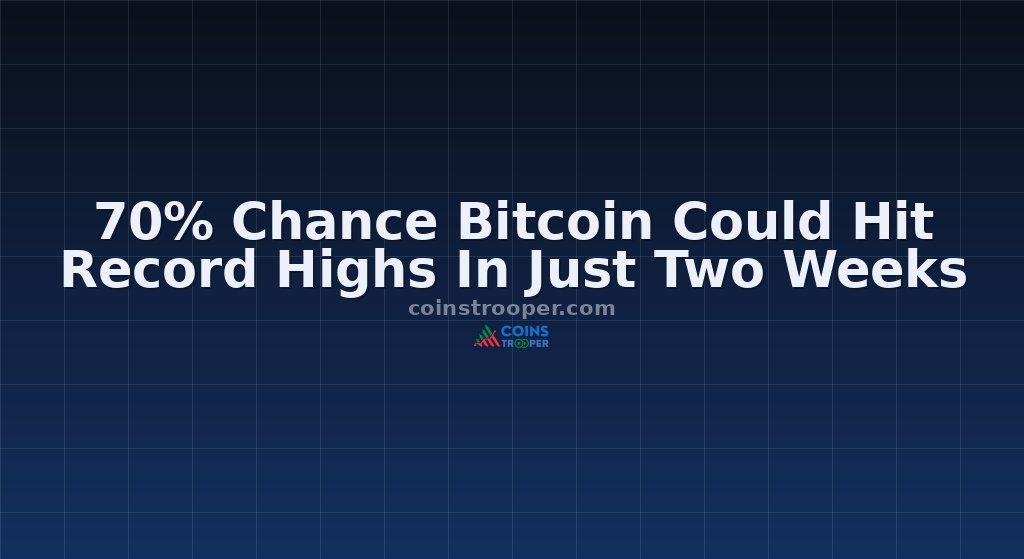 70% Chance Bitcoin Could Hit Record Highs In Just Two Weeks
