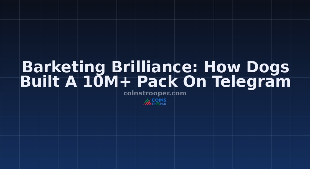 Barketing Brilliance: How Dogs Built A 10M+ Pack On Telegram