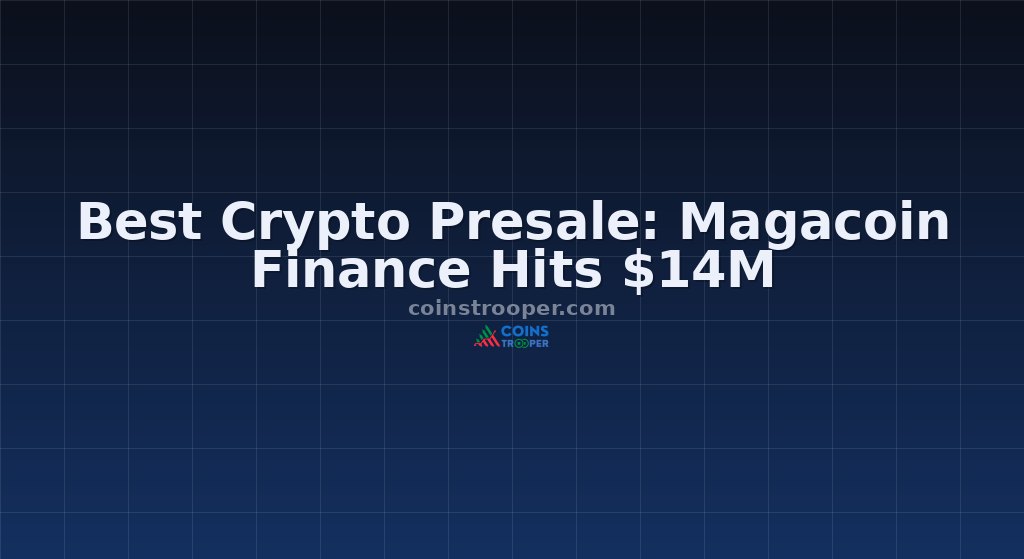 Best Crypto Presale: Magacoin Finance Hits $14M