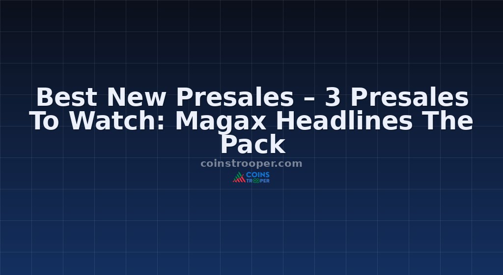 Best New Presales – 3 Presales To Watch: Magax Headlines The Pack