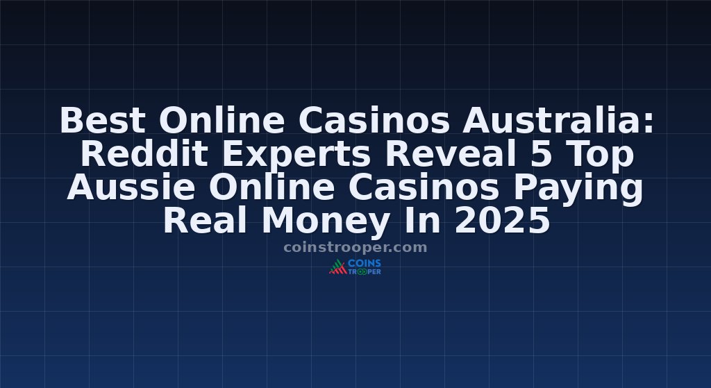 Best Online Casinos Australia: Reddit Experts Reveal 5 Top Aussie Online Casinos Paying Real Money In 2025