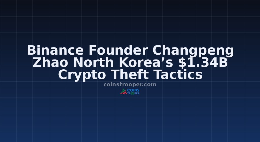 Binance Founder Changpeng Zhao North Korea’s $1.34B Crypto Theft Tactics