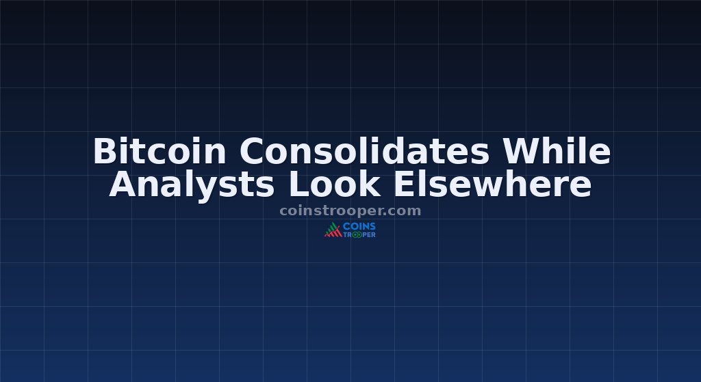 Bitcoin Consolidates While Analysts Look Elsewhere