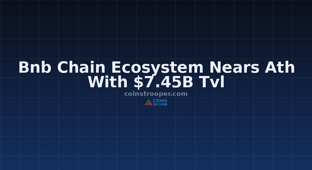 Bnb Chain Ecosystem Nears Ath With $7.45B Tvl