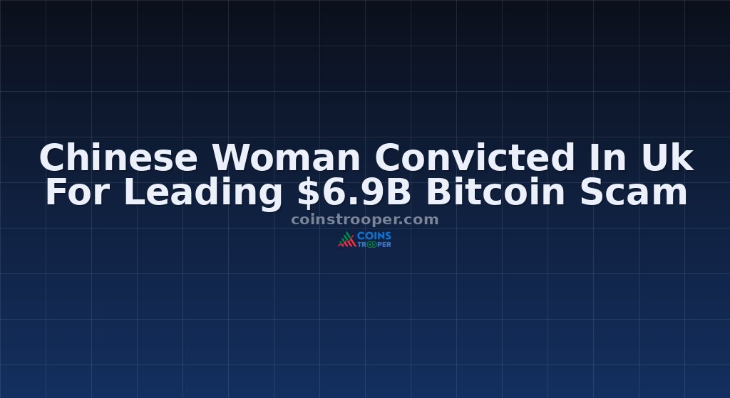 Chinese Woman Convicted In Uk For Leading $6.9B Bitcoin Scam