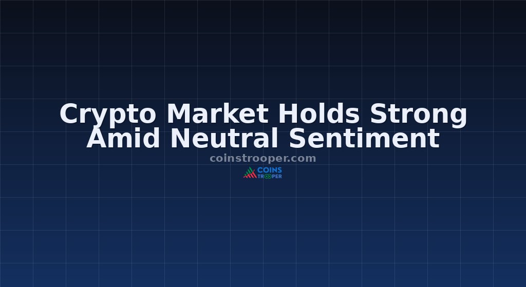 Crypto Market Holds Strong Amid Neutral Sentiment