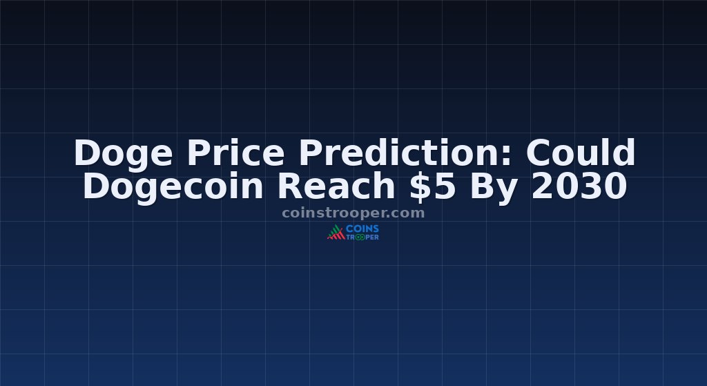 Doge Price Prediction: Could Dogecoin Reach $5 By 2030