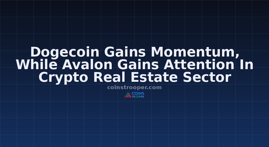 Dogecoin Gains Momentum, While Avalon Gains Attention In Crypto Real Estate Sector