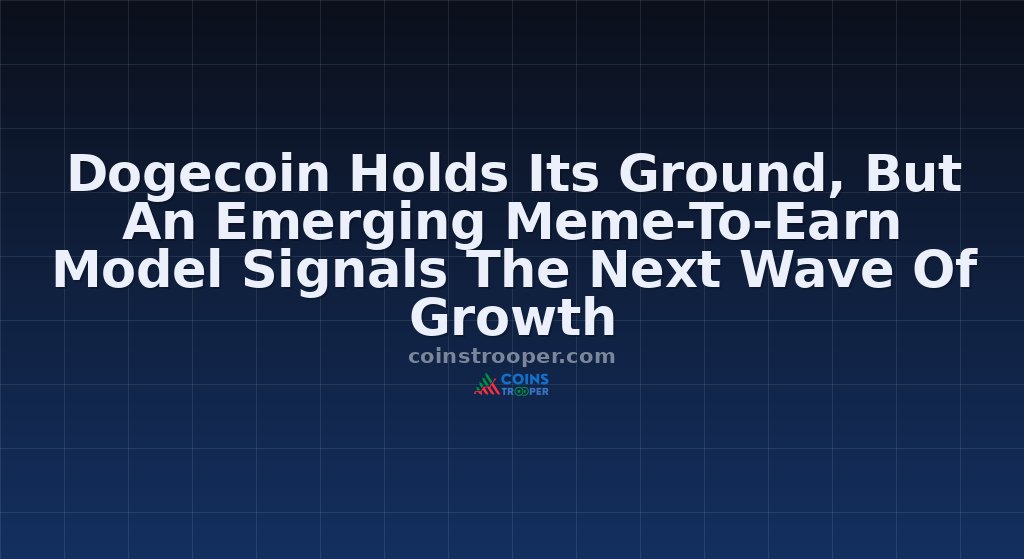 Dogecoin Holds Its Ground, But An Emerging Meme-To-Earn Model Signals The Next Wave Of Growth