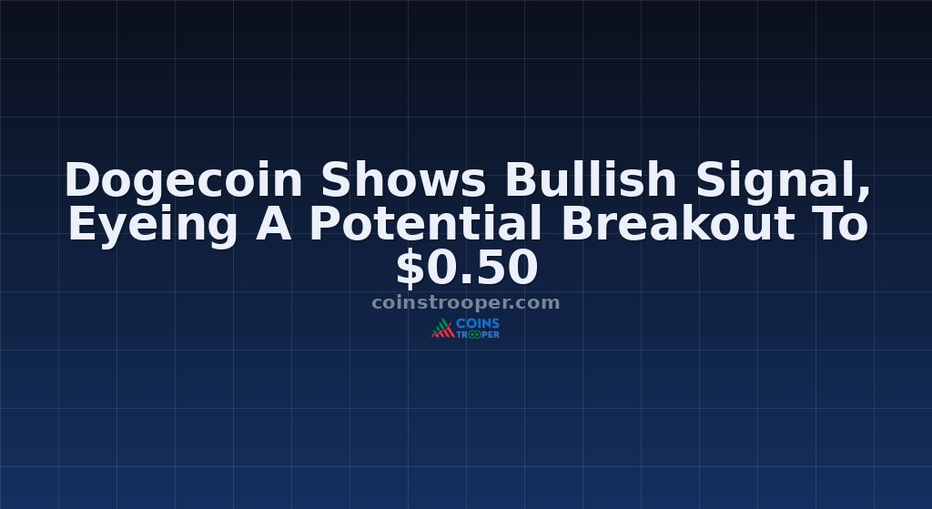 Dogecoin Shows Bullish Signal, Eyeing A Potential Breakout To $0.50