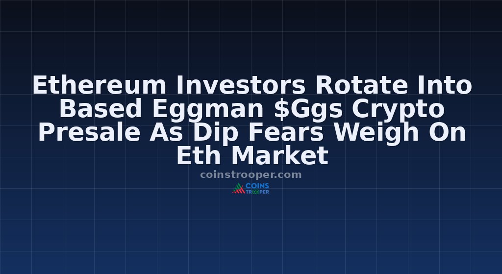 Ethereum Investors Rotate Into Based Eggman $Ggs Crypto Presale As Dip Fears Weigh On Eth Market