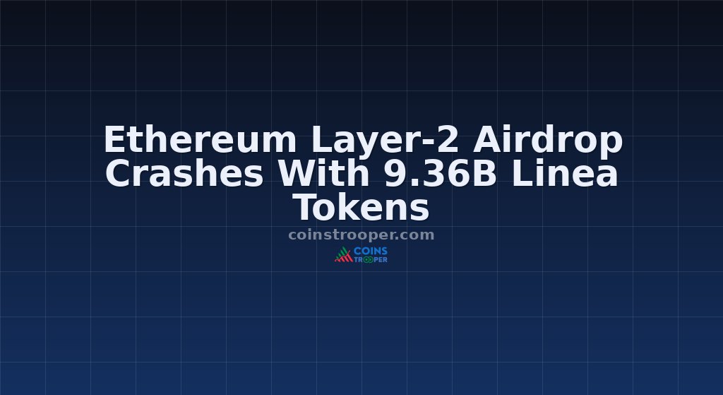 Ethereum Layer-2 Airdrop Crashes With 9.36B Linea Tokens