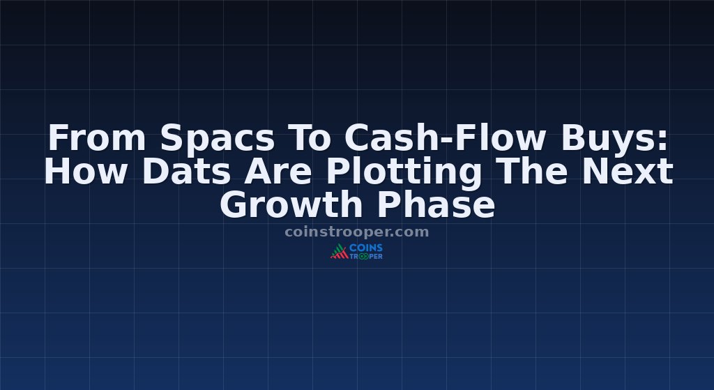 From Spacs To Cash-Flow Buys: How Dats Are Plotting The Next Growth Phase