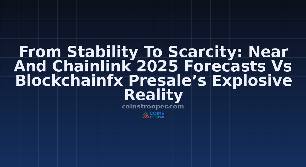From Stability To Scarcity: Near And Chainlink 2025 Forecasts Vs Blockchainfx Presale’s Explosive Reality