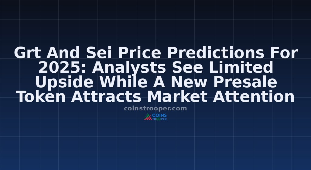 Grt And Sei Price Predictions For 2025: Analysts See Limited Upside While A New Presale Token Attracts Market Attention