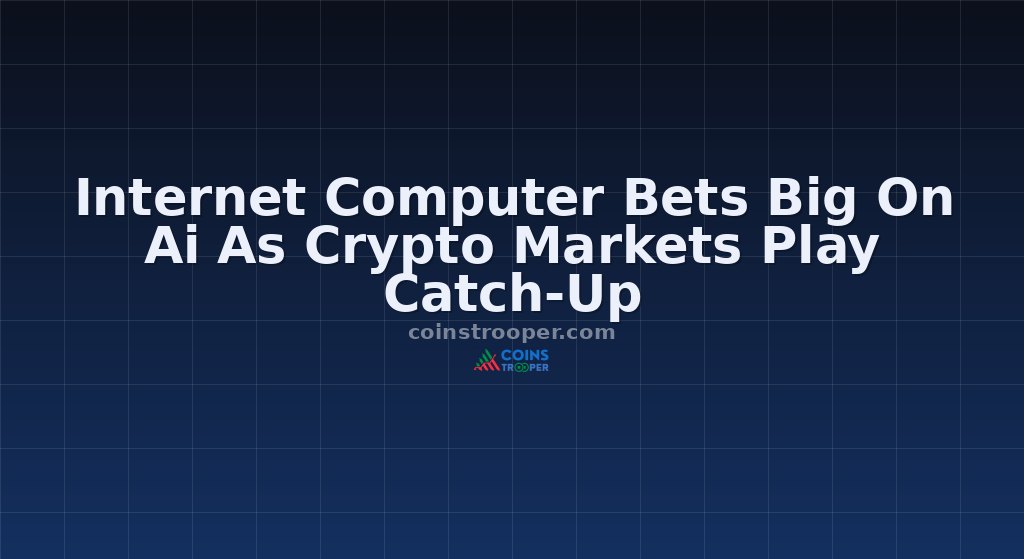 Internet Computer Bets Big On Ai As Crypto Markets Play Catch-Up