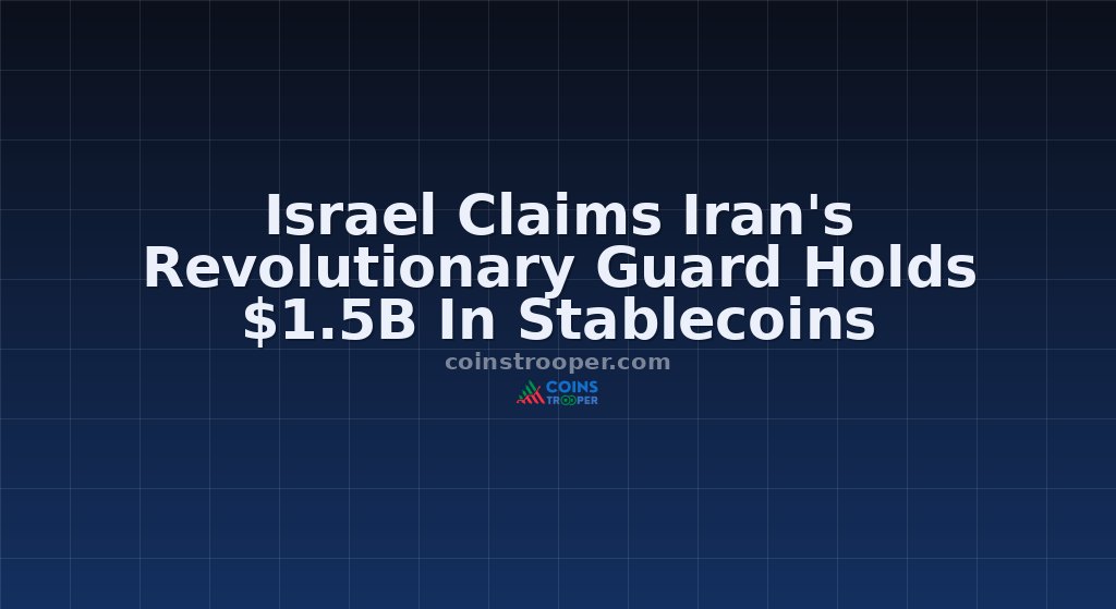 Israel Claims Iran's Revolutionary Guard Holds $1.5B In Stablecoins