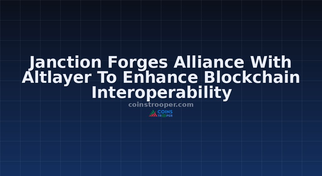 Janction Forges Alliance With Altlayer To Enhance Blockchain Interoperability