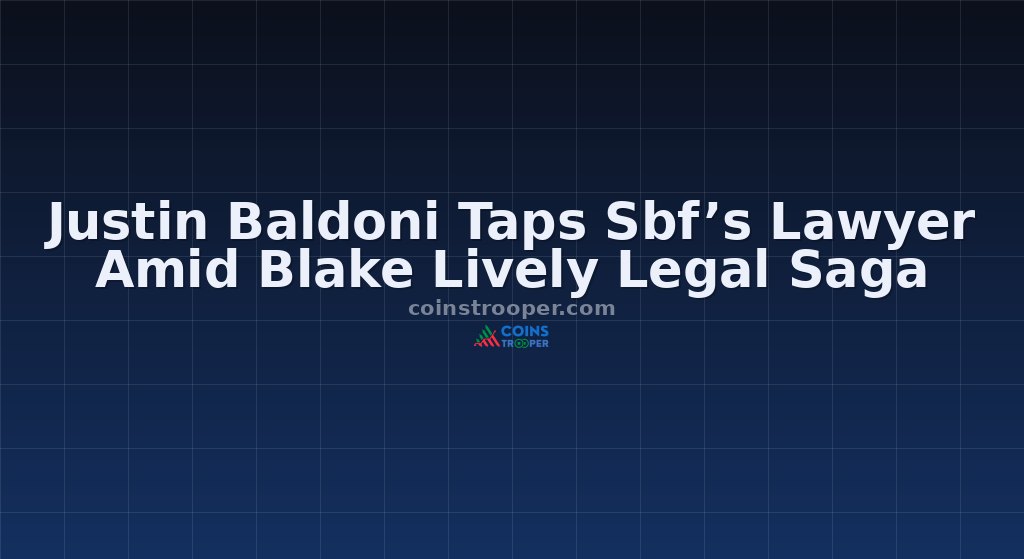 Justin Baldoni Taps Sbf’s Lawyer Amid Blake Lively Legal Saga