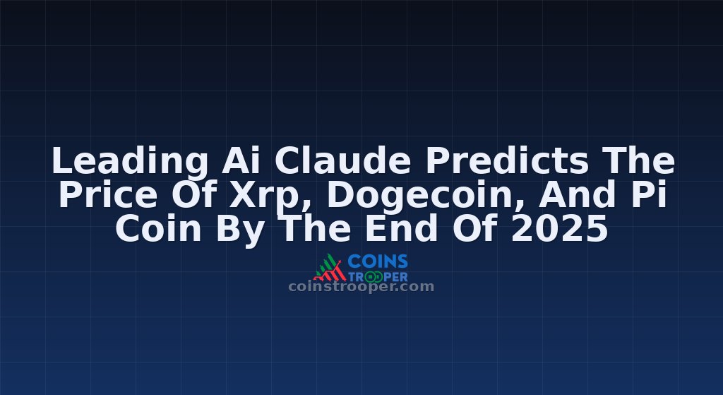 Leading Ai Claude Predicts The Price Of Xrp, Dogecoin, And Pi Coin By The End Of 2025