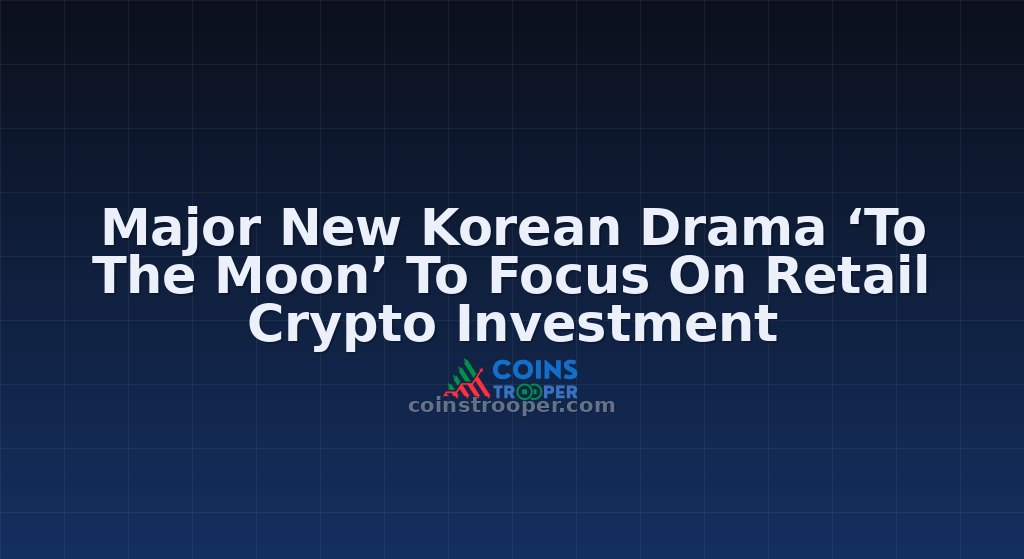 Major New Korean Drama ‘To The Moon’ To Focus On Retail Crypto Investment