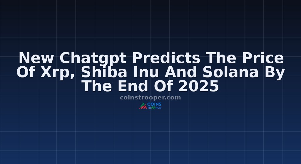 New Chatgpt Predicts The Price Of Xrp, Shiba Inu And Solana By The End Of 2025