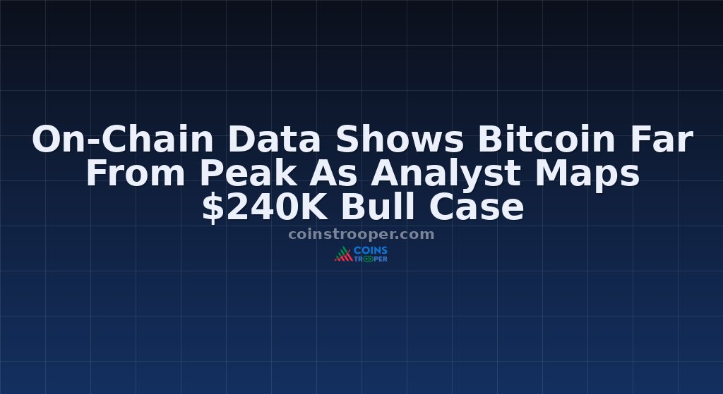 On-Chain Data Shows Bitcoin Far From Peak As Analyst Maps $240K Bull Case