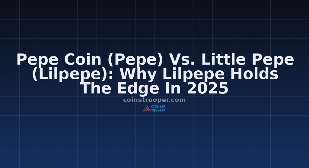 Pepe Coin (Pepe) Vs. Little Pepe (Lilpepe): Why Lilpepe Holds The Edge In 2025