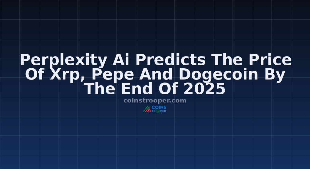 Perplexity Ai Predicts The Price Of Xrp, Pepe And Dogecoin By The End Of 2025