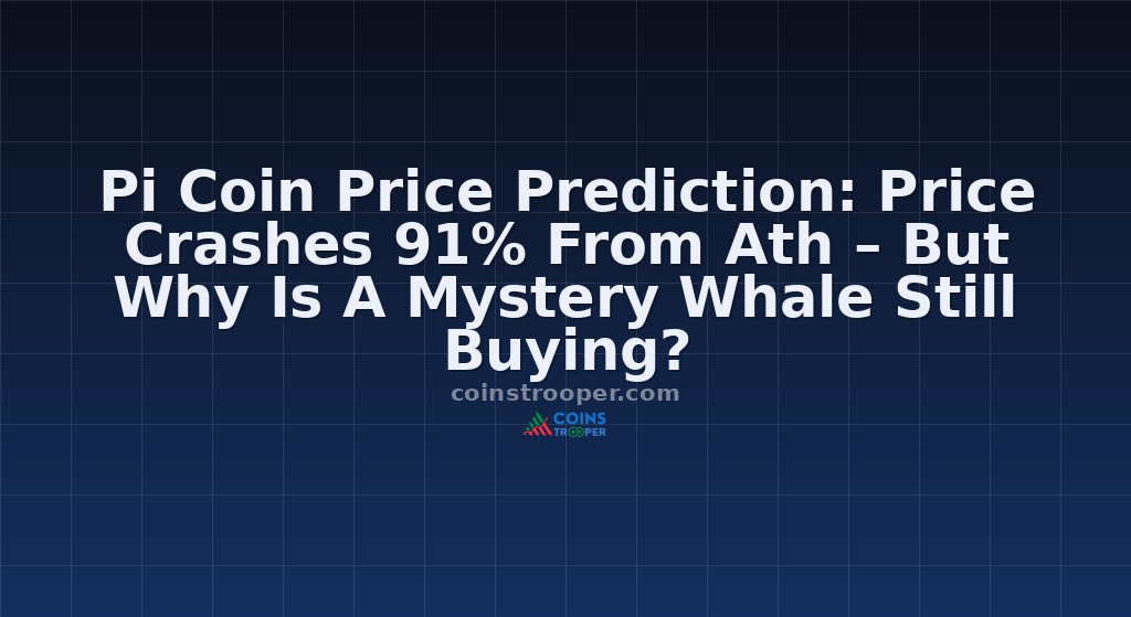 Pi Coin Price Prediction: Price Crashes 91% From Ath – But Why Is A Mystery Whale Still Buying?