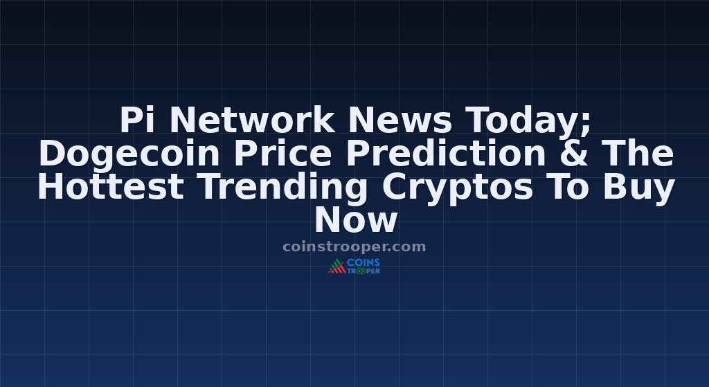 Pi Network News Today; Dogecoin Price Prediction & The Hottest Trending Cryptos To Buy Now