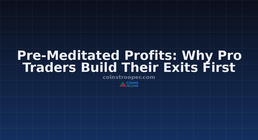 Pre-Meditated Profits: Why Pro Traders Build Their Exits First