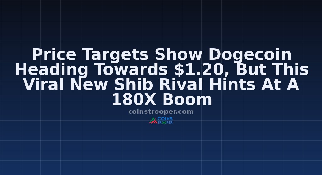 Price Targets Show Dogecoin Heading Towards $1.20, But This Viral New Shib Rival Hints At A 180X Boom