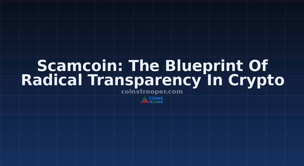 Scamcoin: The Blueprint Of Radical Transparency In Crypto
