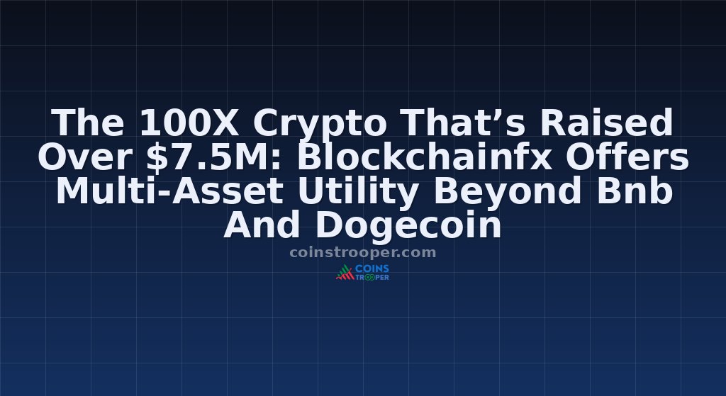 The 100X Crypto That’s Raised Over $7.5M: Blockchainfx Offers Multi-Asset Utility Beyond Bnb And Dogecoin