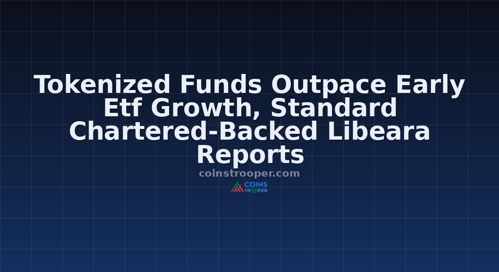 Tokenized Funds Outpace Early Etf Growth, Standard Chartered-Backed Libeara Reports