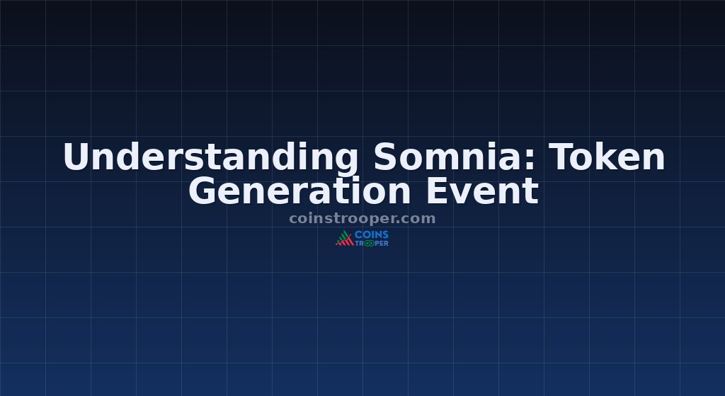 Understanding Somnia: Token Generation Event