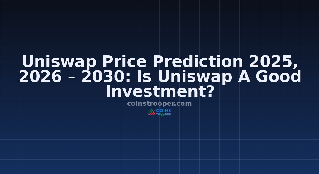 Uniswap Price Prediction 2025, 2026 – 2030: Is Uniswap A Good Investment?