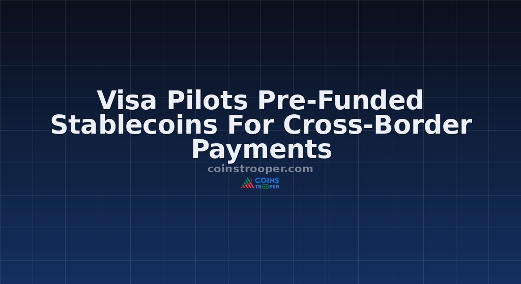 Visa Pilots Pre-Funded Stablecoins For Cross-Border Payments