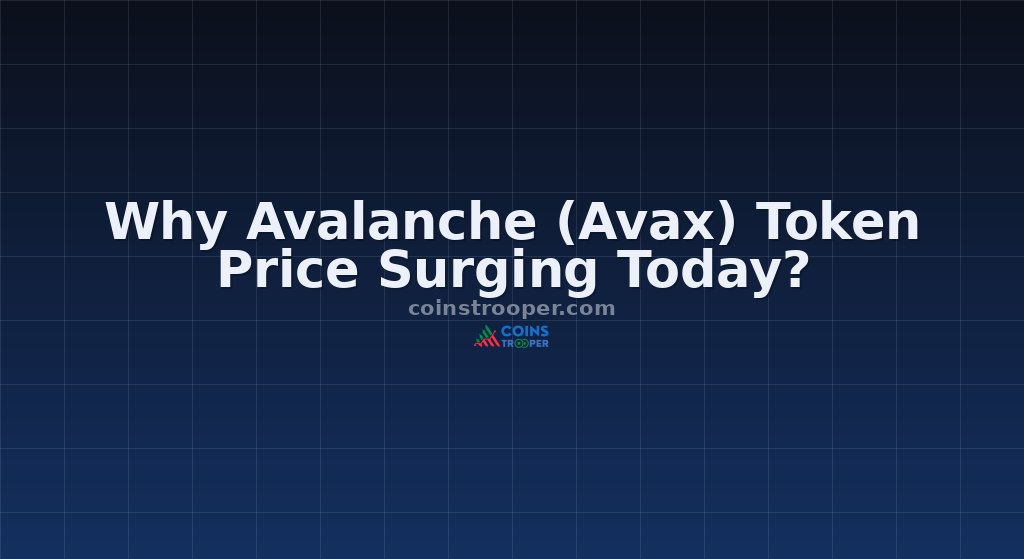 Why Avalanche (Avax) Token Price Surging Today?