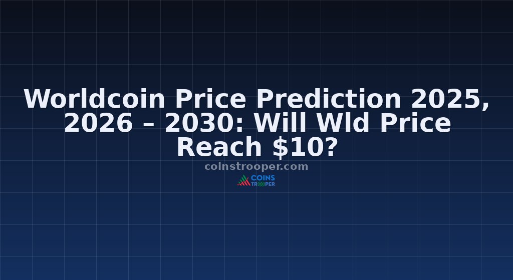Worldcoin Price Prediction 2025, 2026 – 2030: Will Wld Price Reach $10?
