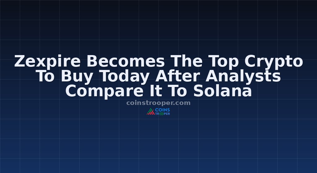 Zexpire Becomes The Top Crypto To Buy Today After Analysts Compare It To Solana