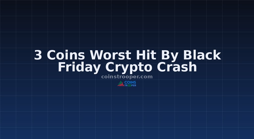 3 Coins Worst Hit By Black Friday Crypto Crash
