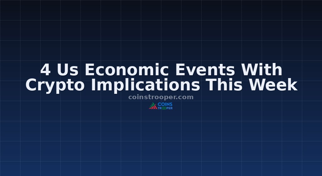 4 Us Economic Events With Crypto Implications This Week