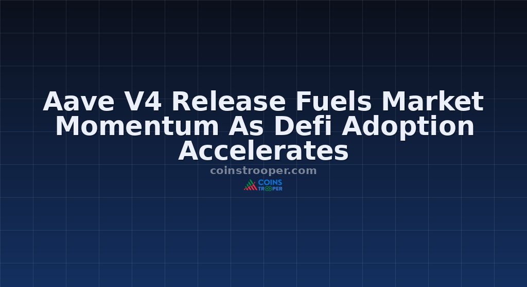 Aave V4 Release Fuels Market Momentum As Defi Adoption Accelerates