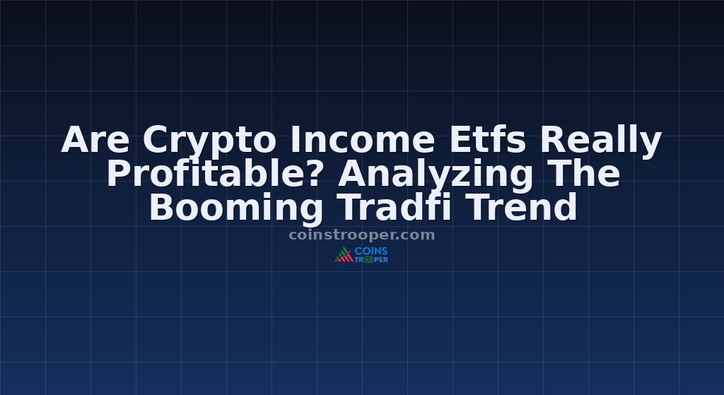 Are Crypto Income Etfs Really Profitable? Analyzing The Booming Tradfi Trend
