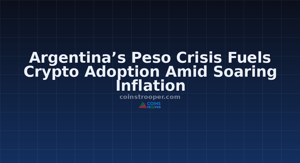 Argentina’s Peso Crisis Fuels Crypto Adoption Amid Soaring Inflation