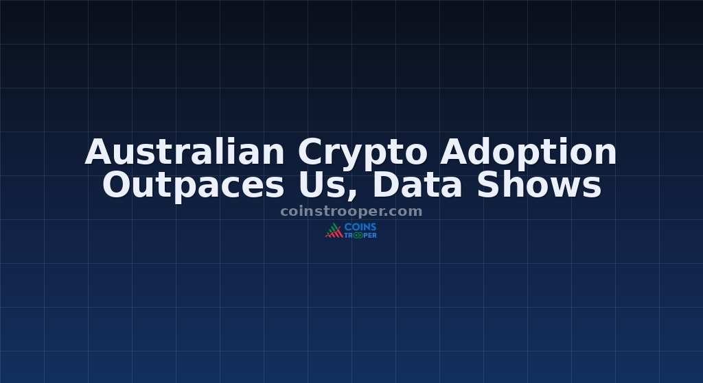 Australian Crypto Adoption Outpaces Us, Data Shows