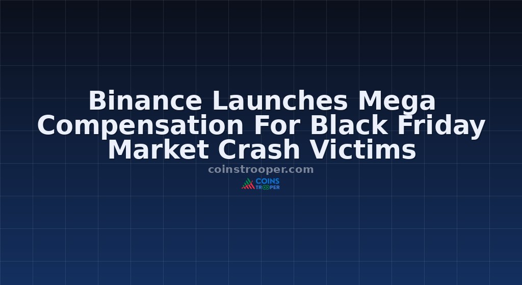 Binance Launches Mega Compensation For Black Friday Market Crash Victims